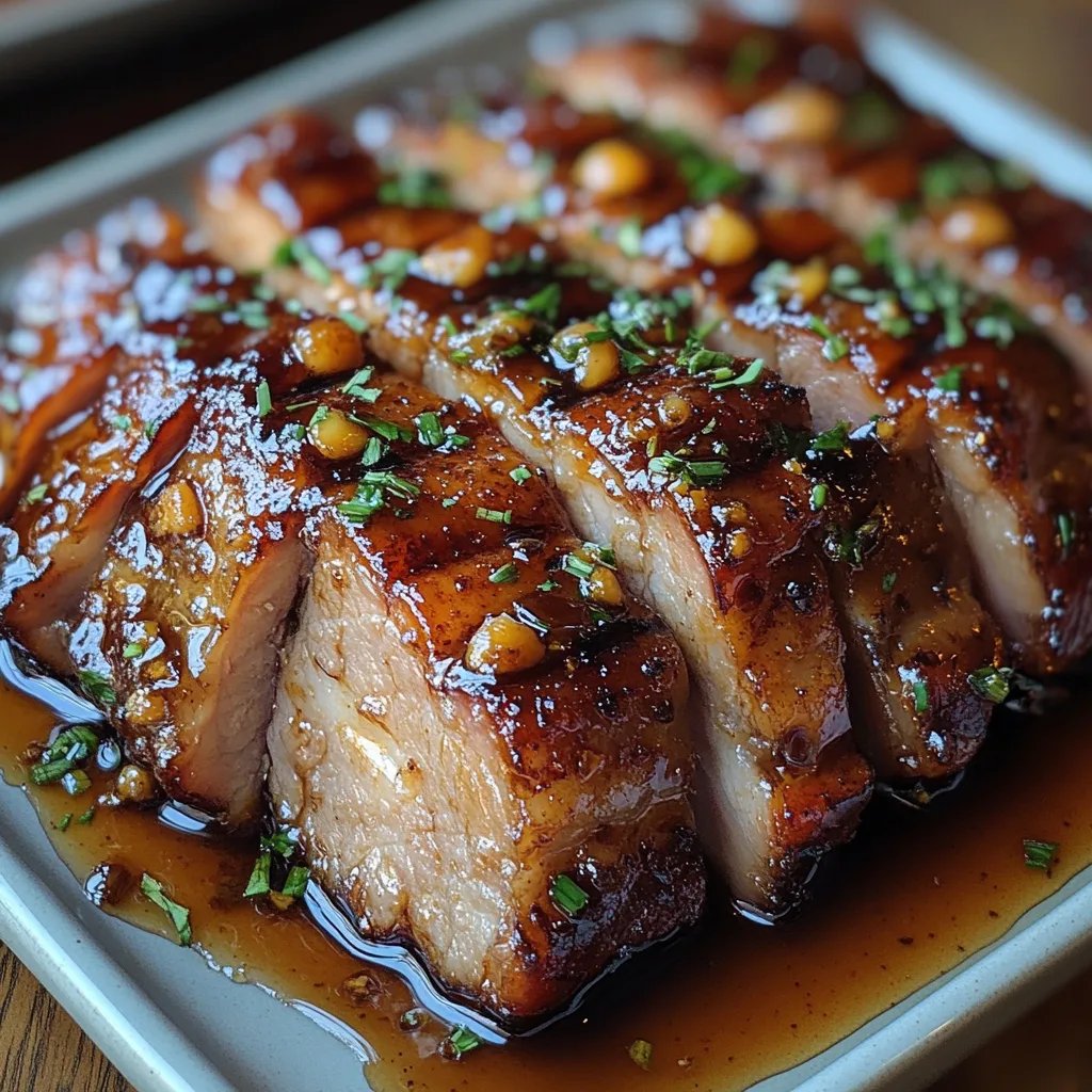 Schweinebauch aus dem Slow Cooker mit Honig-Balsamico-Glasur: Ein Unglaubliches Ultimatives Rezept