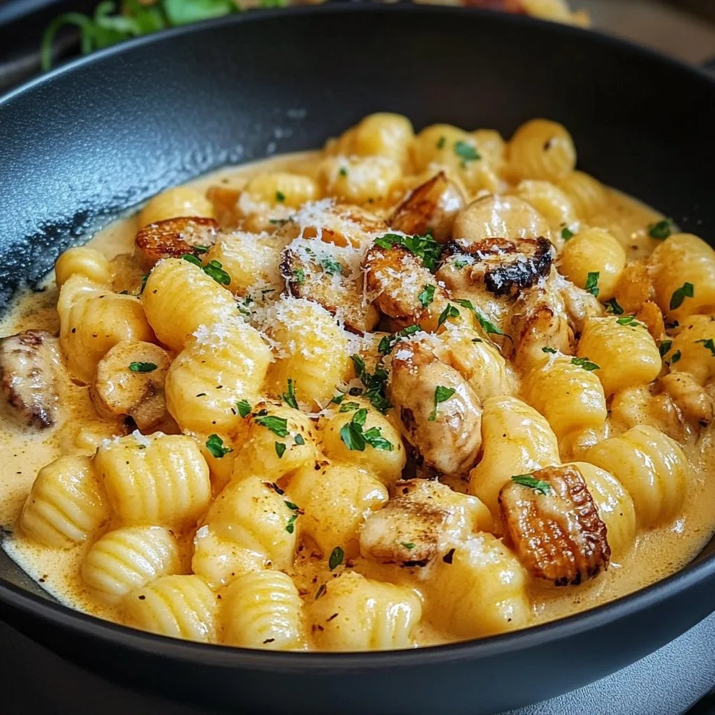 Gnocchi mit Pilz Rahm Soße