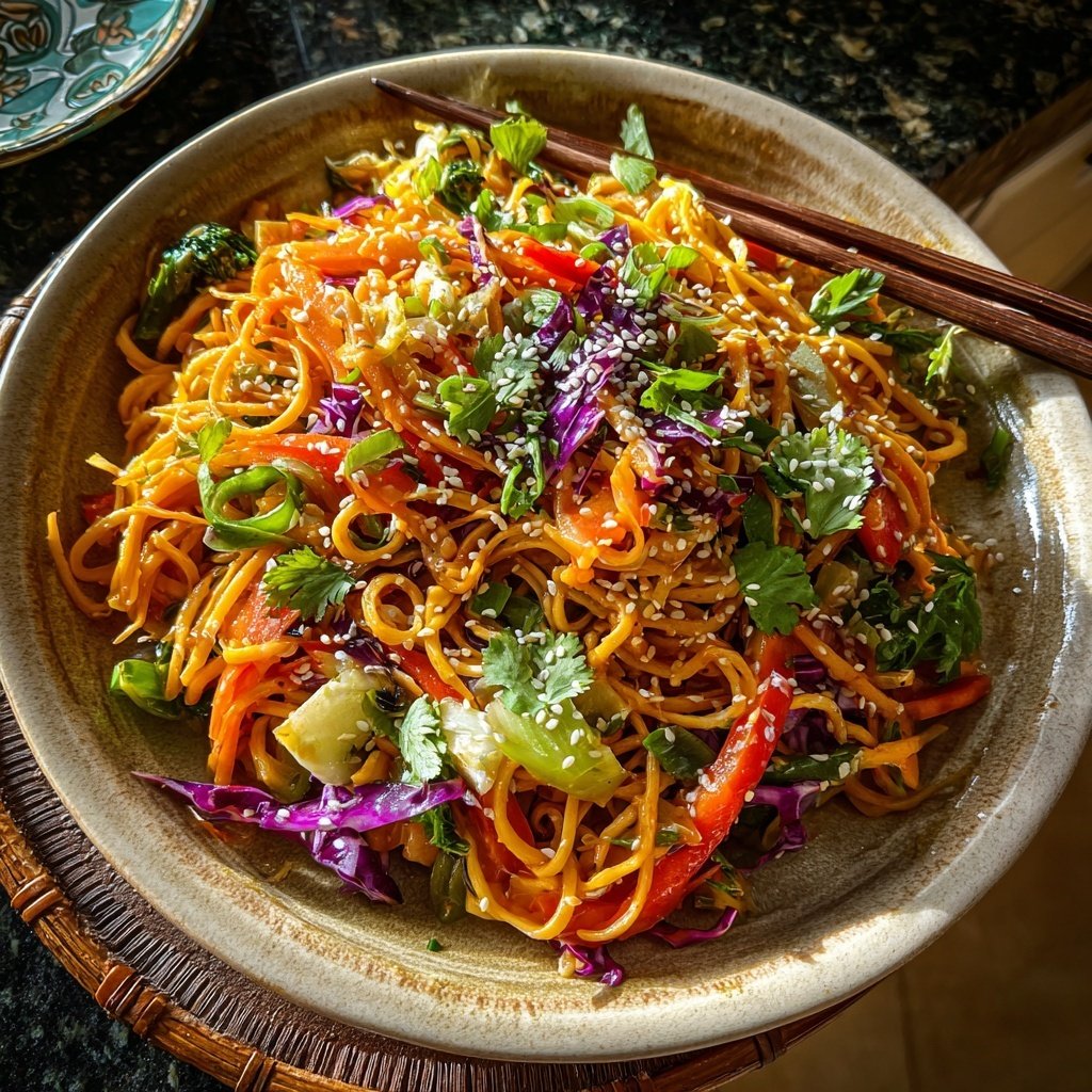 High-Protein Asian Noodle Salad