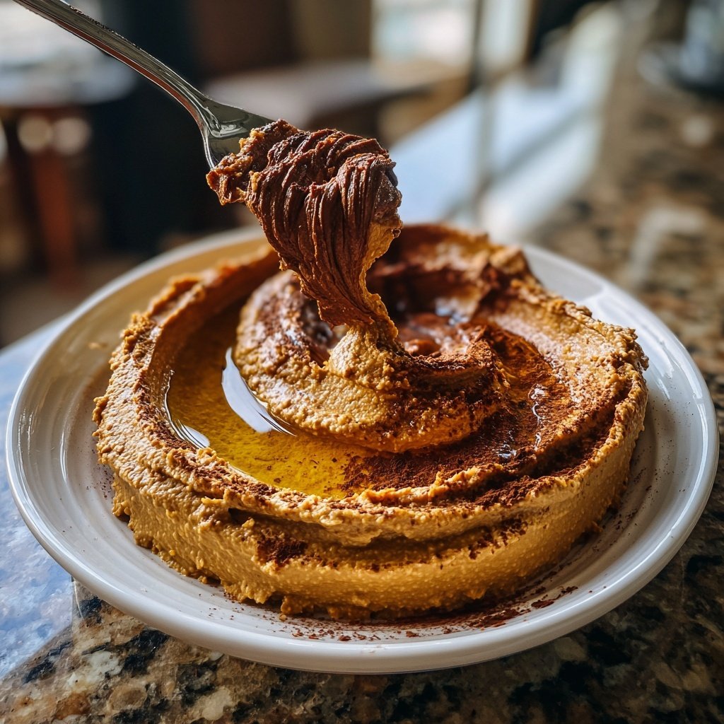 Schokoladen Hummus Kichererbsen Dip