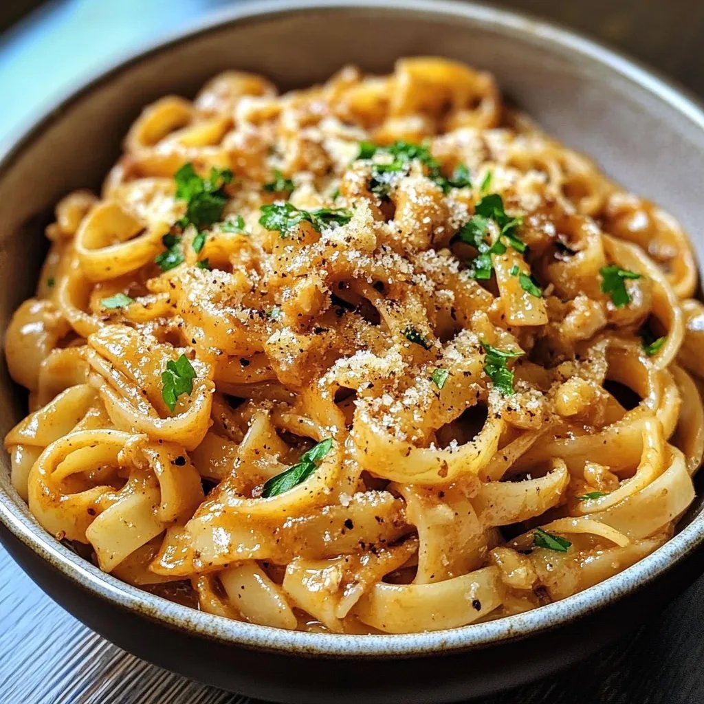 Französische Zwiebelnudeln aus einem Topf: Das Ultimative Rezept für ein Wunderbares Abendessen