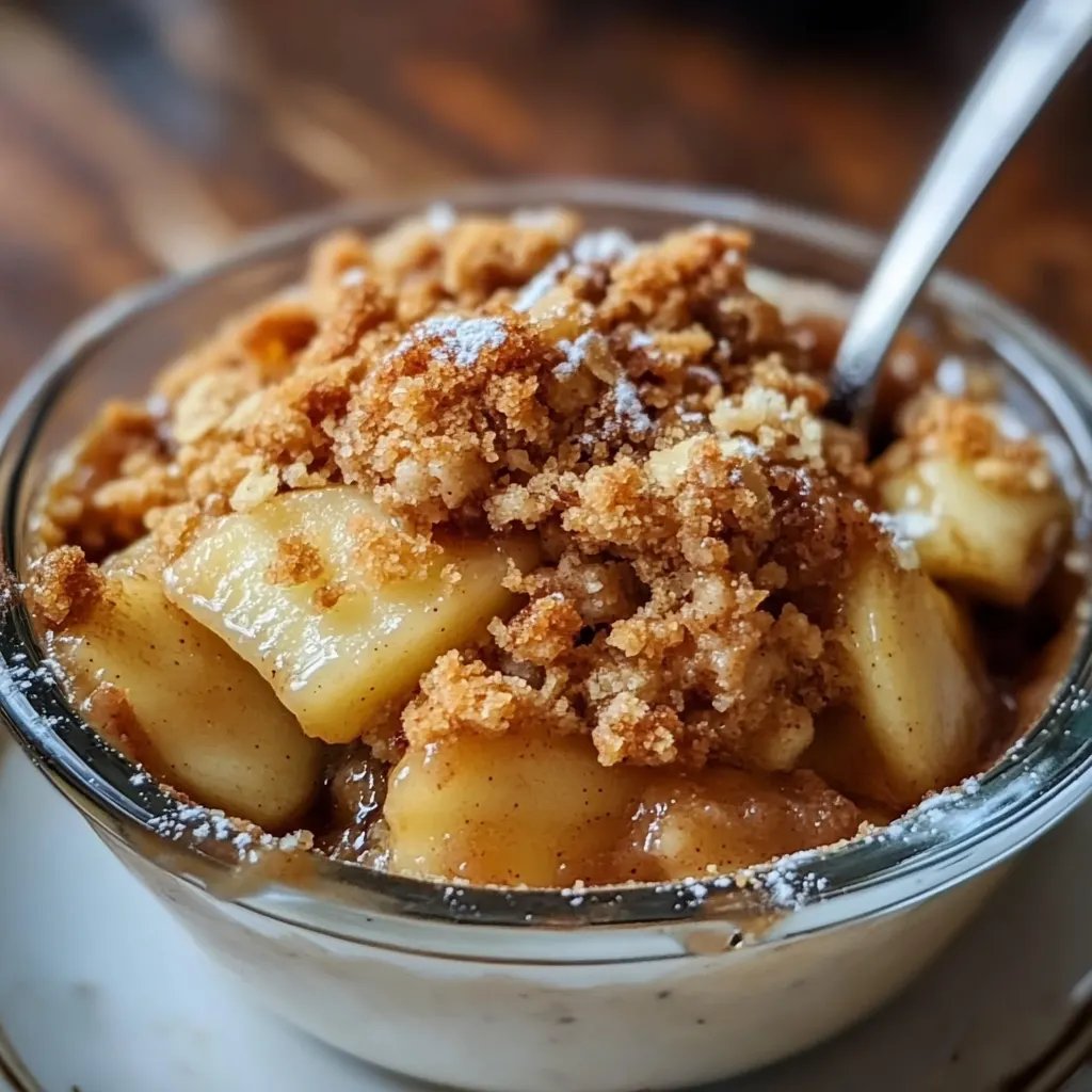 Bratapfel Apfel Crumble
