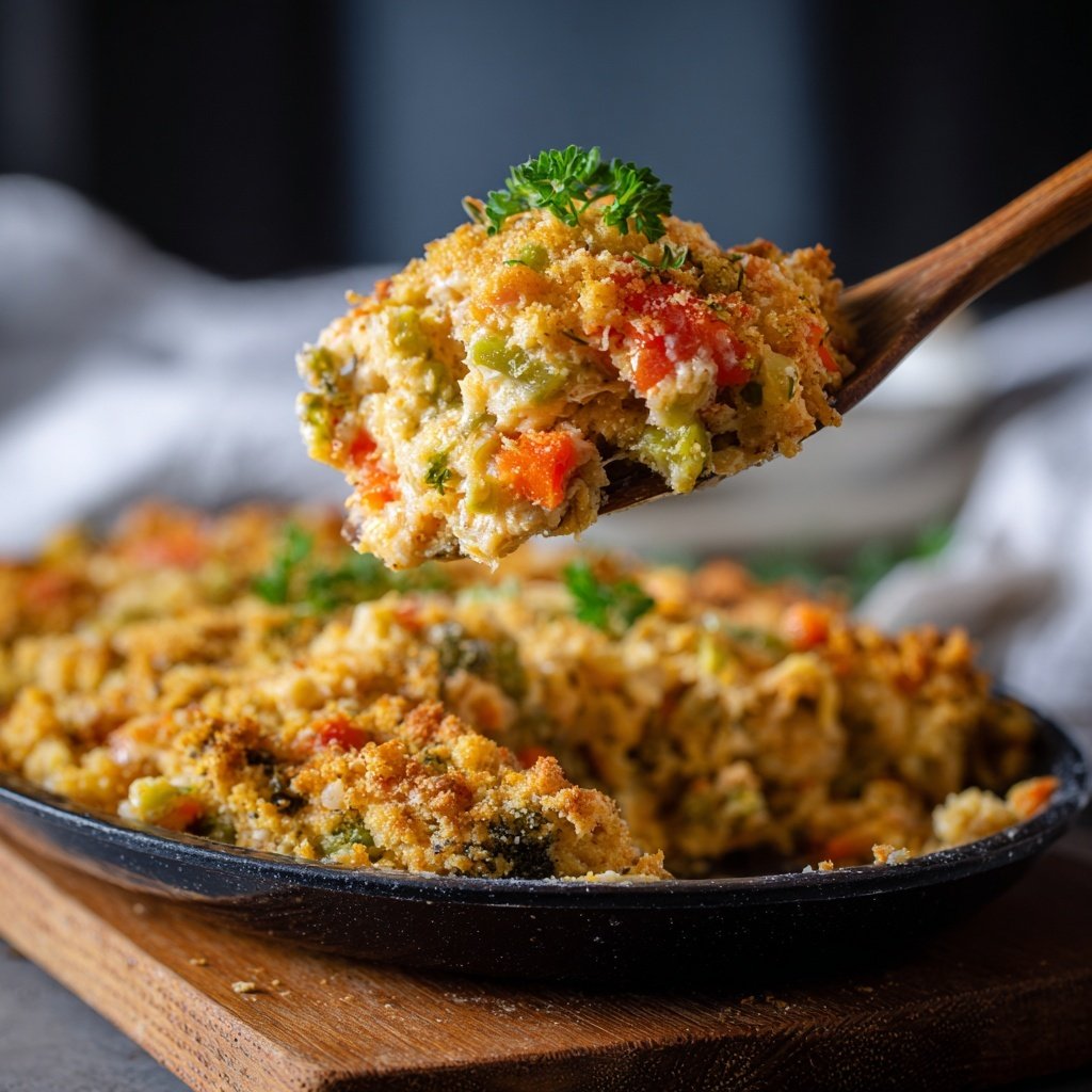 Truthahn & Gemüse-Reisauflauf