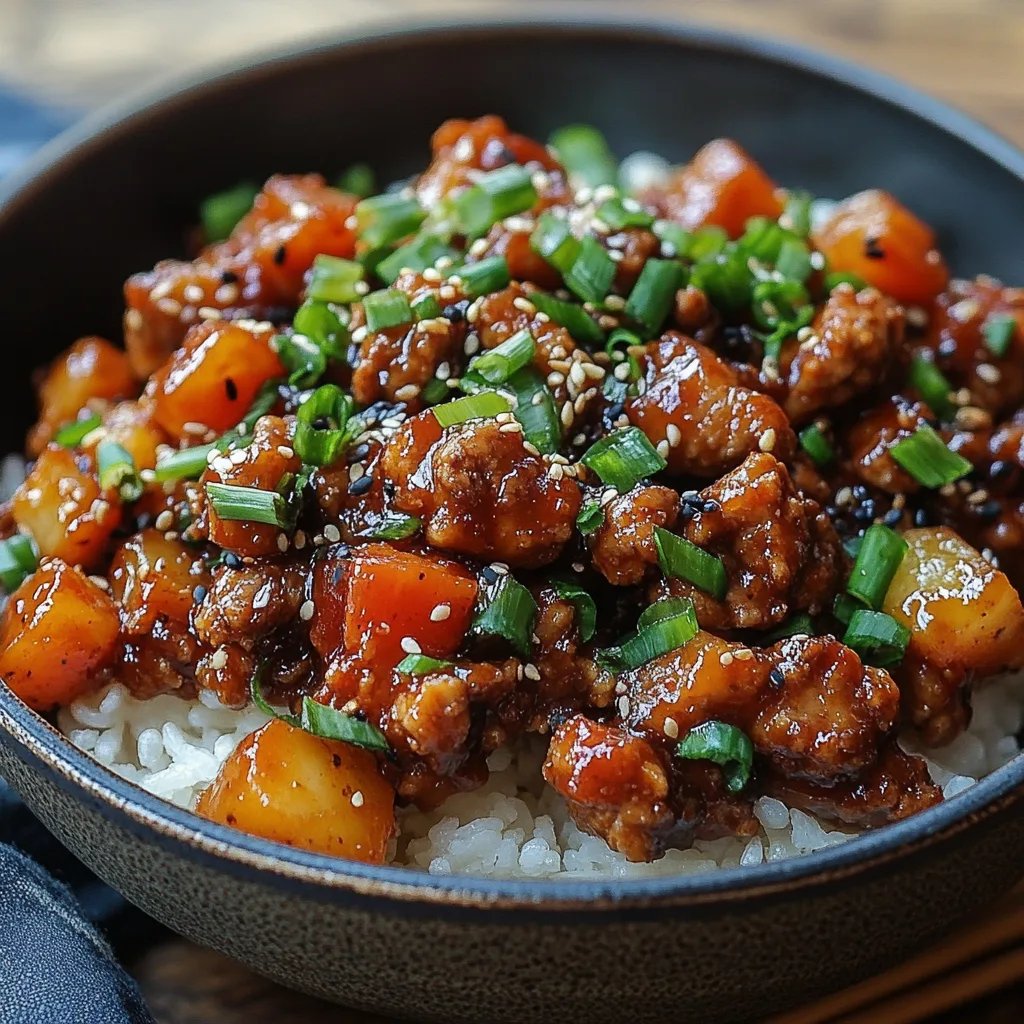 Hackfleisch-Truthahn koreanische Art: Ein Unglaubliches Ultimatives Rezept