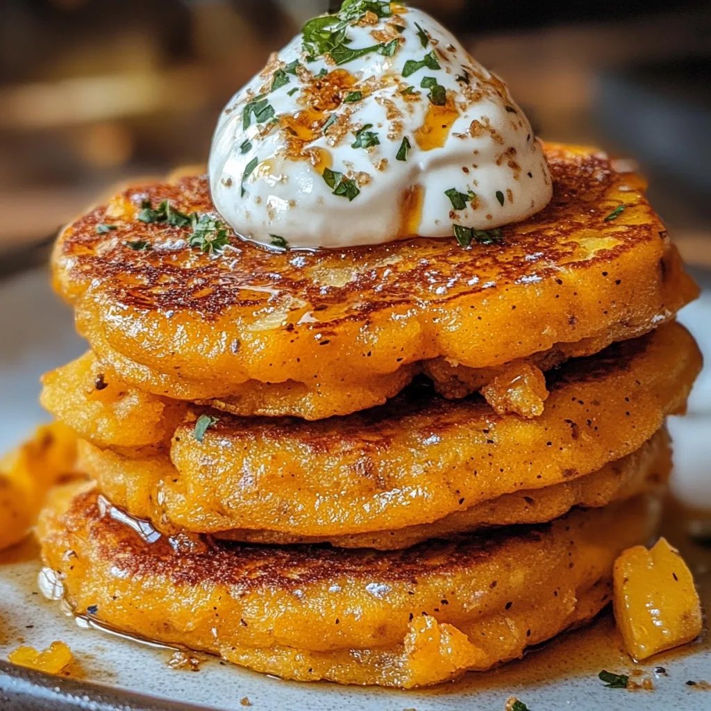 Kürbis Kartoffel Puffer