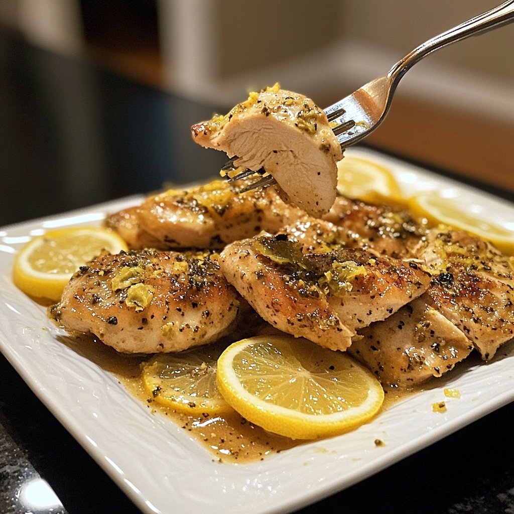 Meyer Zitronen Hähnchen Piccata