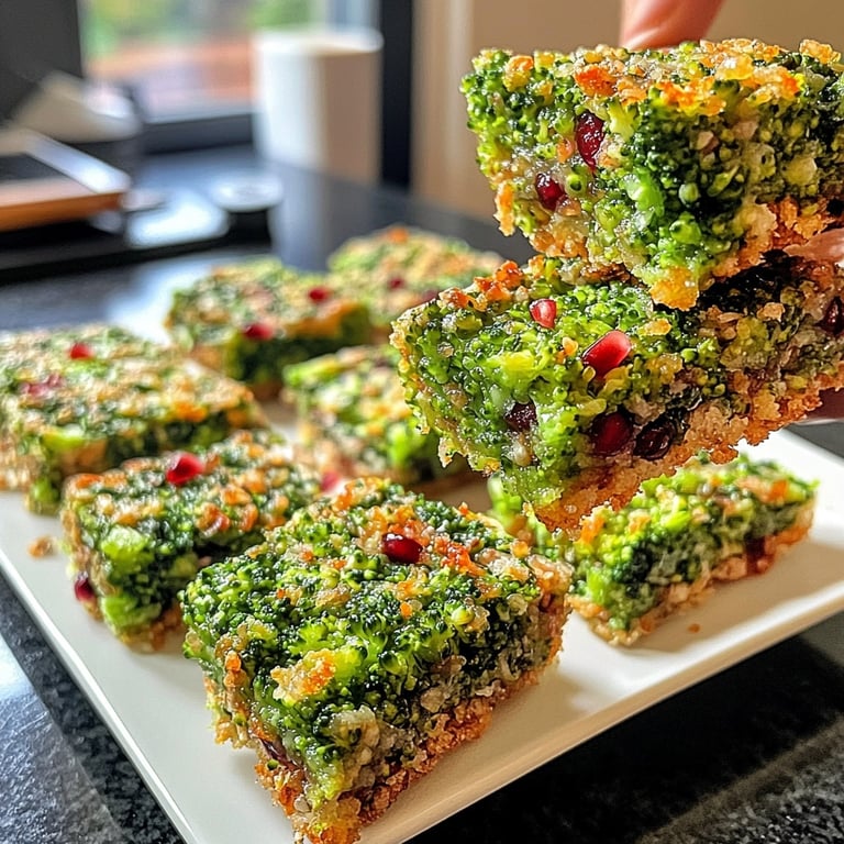 Brokkoli-Tatar mit Granatapfel Rezept