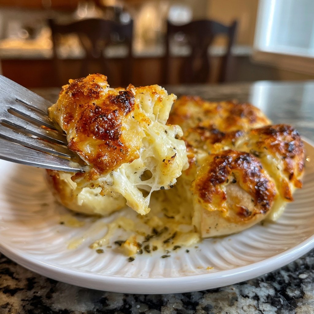 Krabben Kuchen gefüllte Pilze