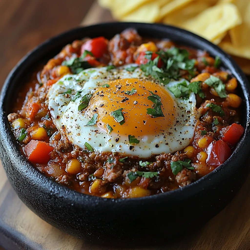 Frühstücks-Chili mit Eiern: Ein Unglaublich Ultimatives Rezept für 5 Portionen