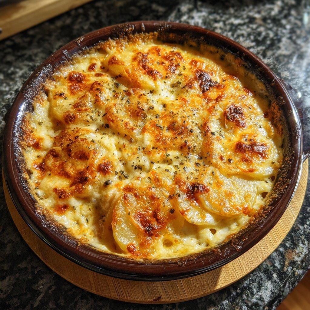 Kartoffeln Au Gratin mit Gruyère