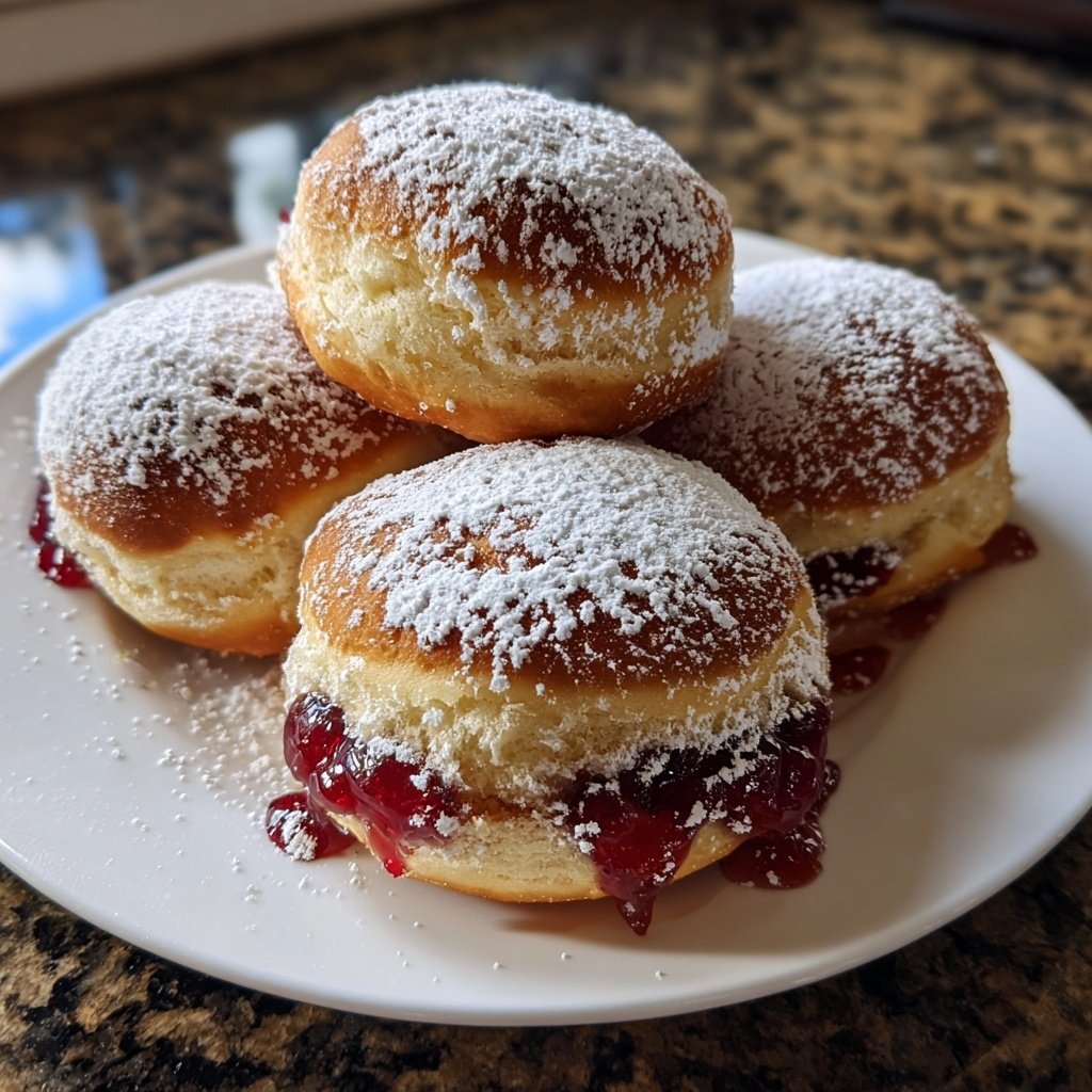 Perfekte Berliner Backen