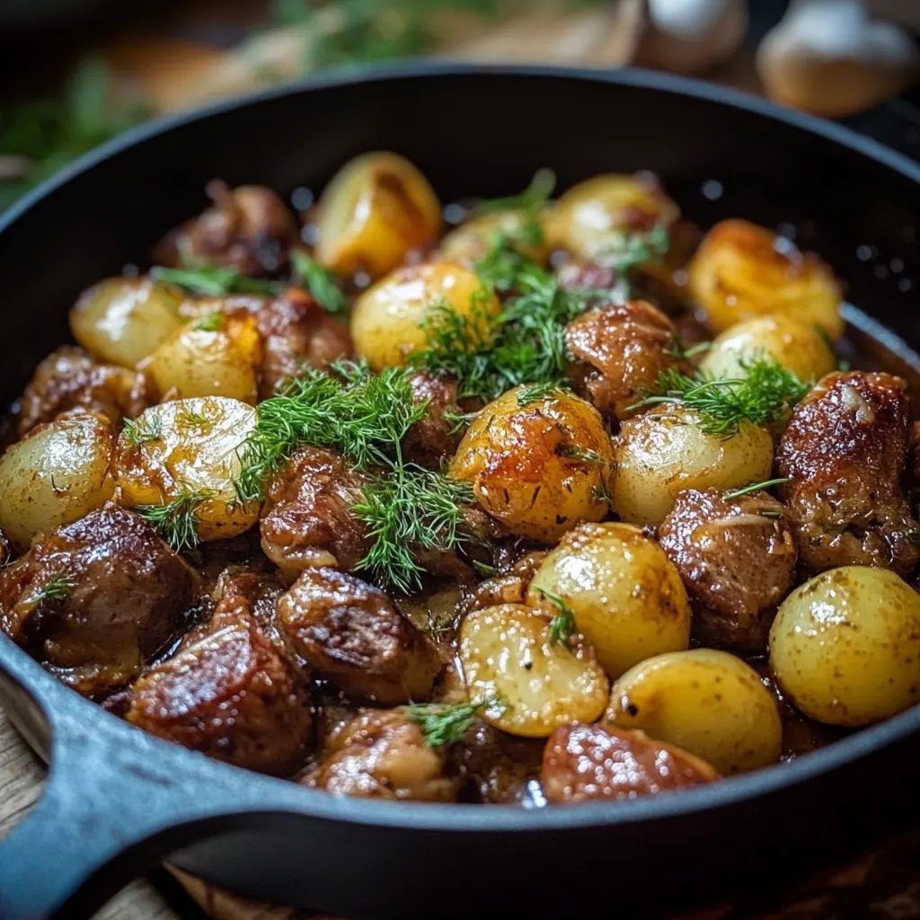 Rosenkohl Auflauf mit Kartoffel und Hackfleisch