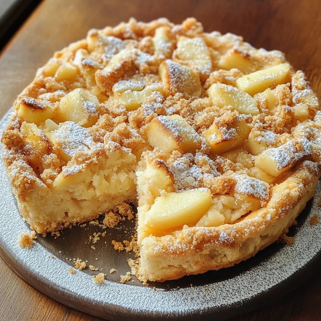 Apfelkuchen vom Blech mit Streuseln