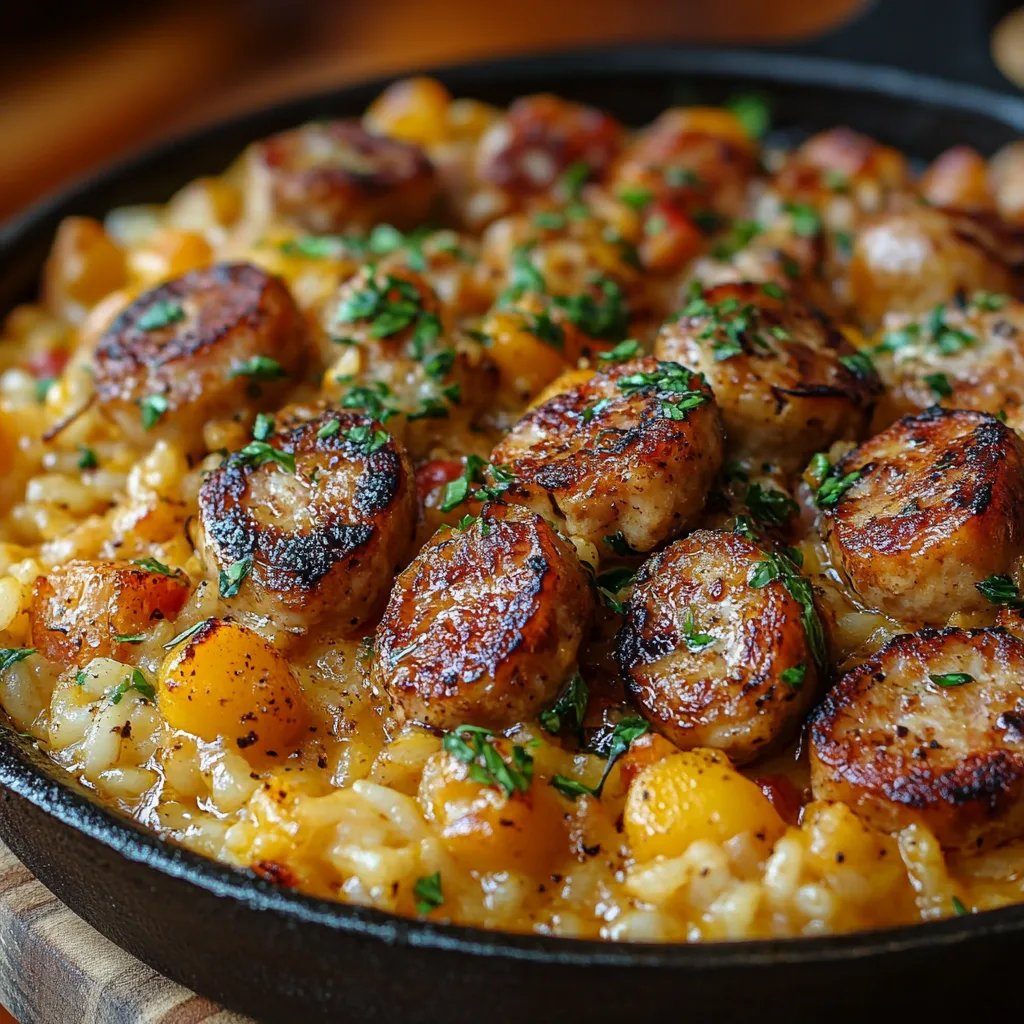 Eintopf mit Hähnchenwurst und Reis: Ein Unglaubliches Ultimatives Rezept für 4 Personen