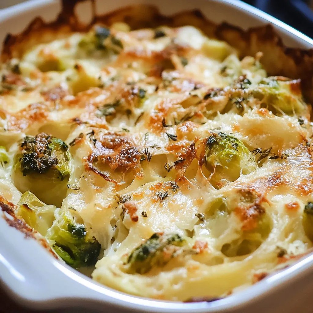 Rosenkohl Gratin