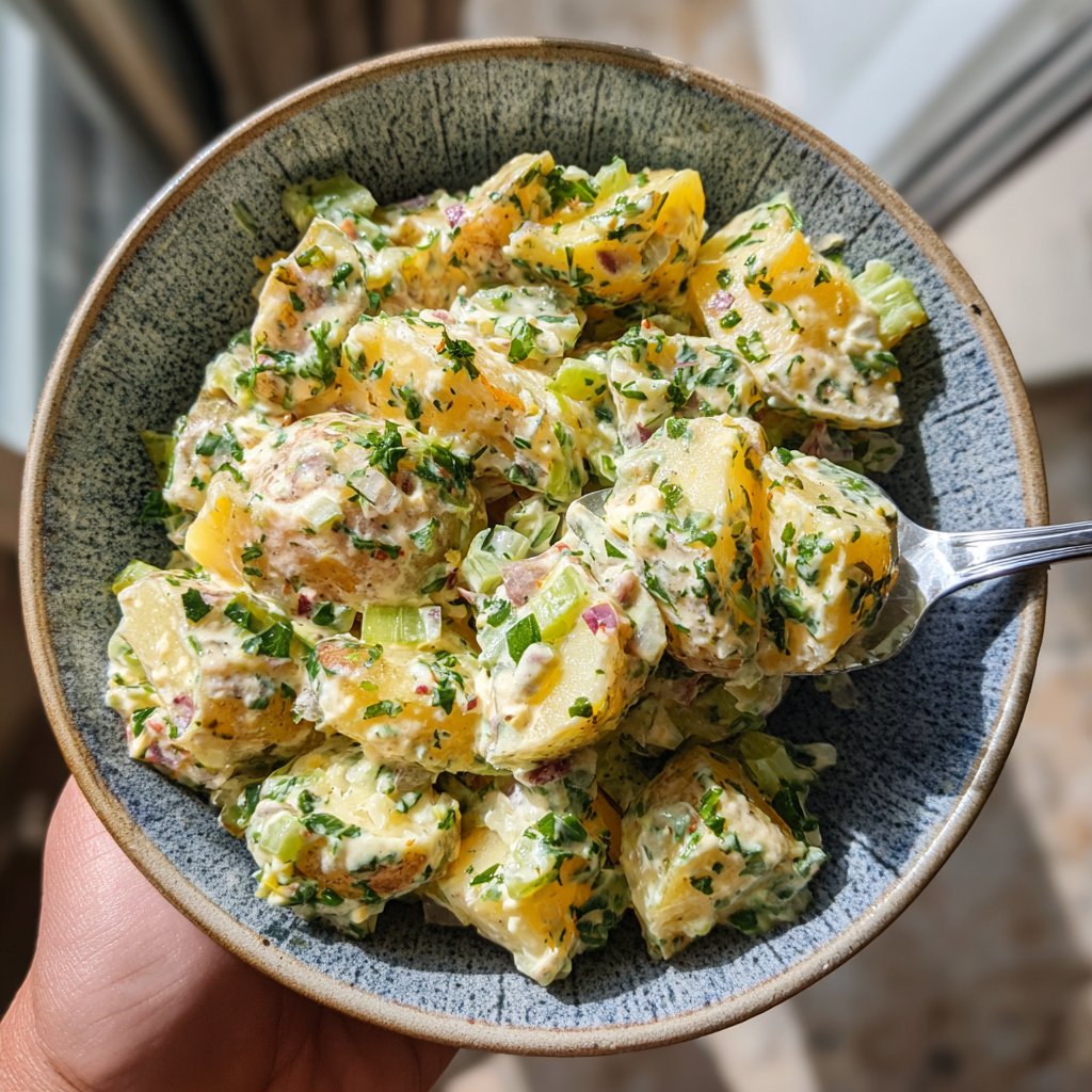 Zesty Garlic Potato Salad