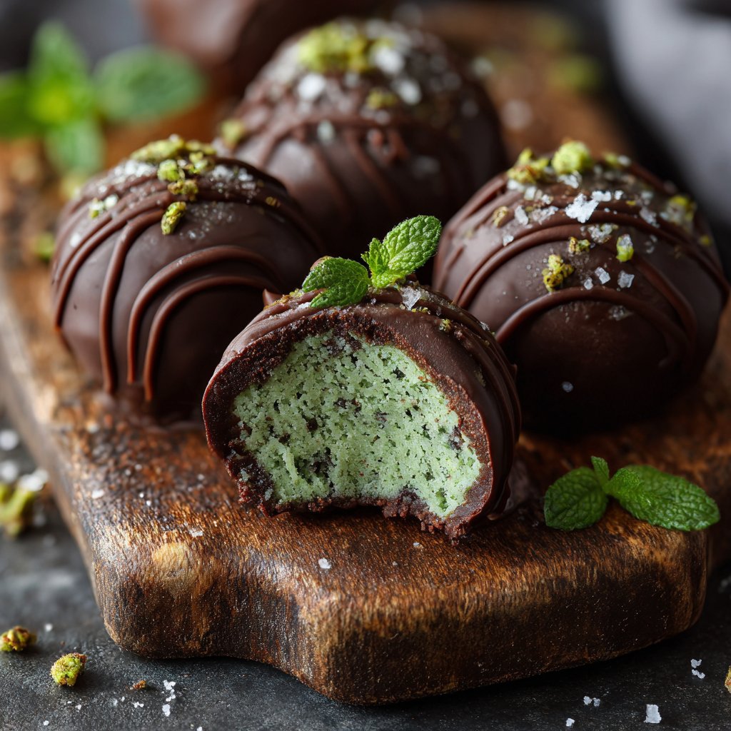 Minzschokoladentrüffel
