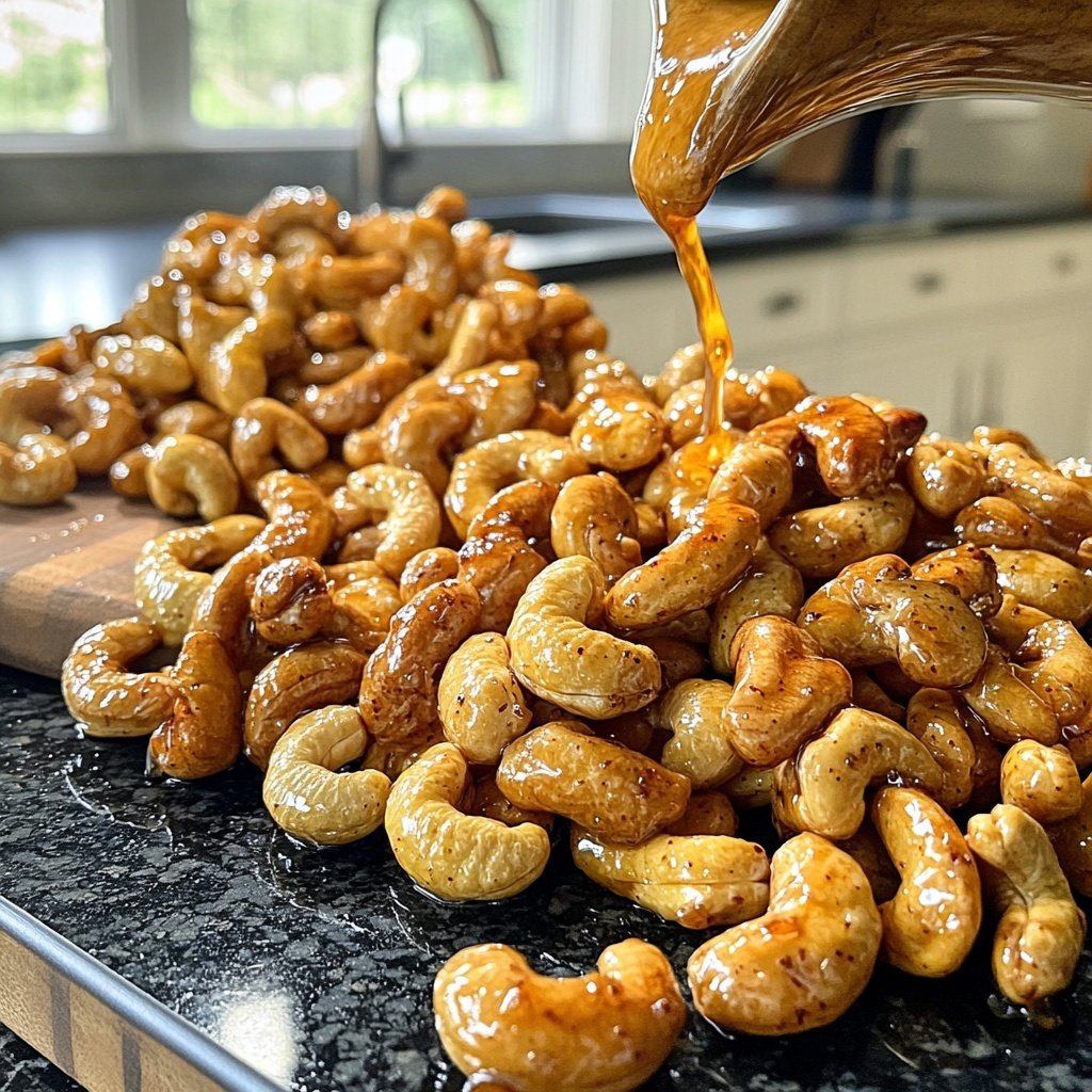 Gebrannte Cashews einfach selber machen