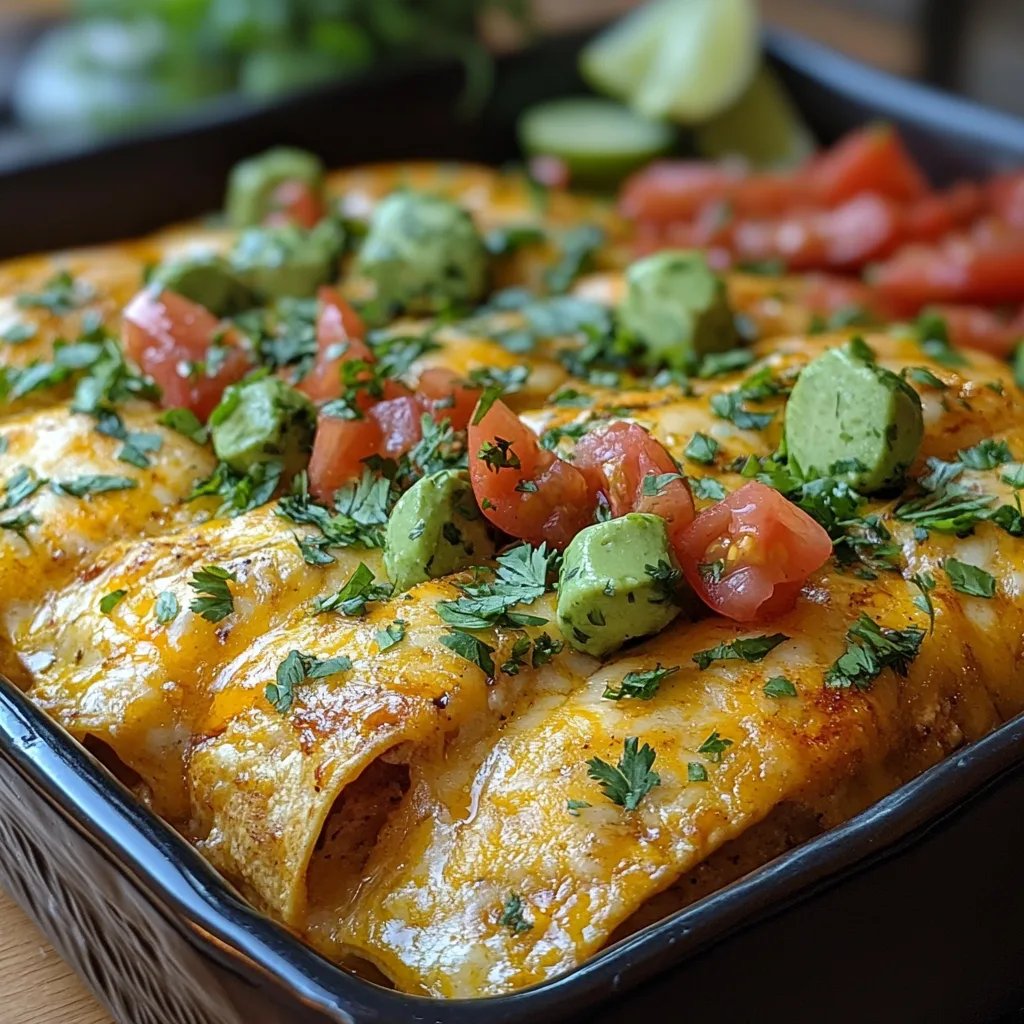 Laktosefreie Hähnchen-Enchiladas: Ein Unglaubliches Ultimatives Rezept für Genuss