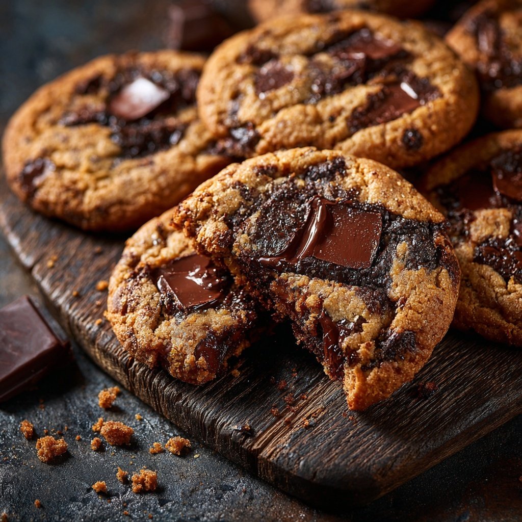 Lange Zeit gelagerte Schokoladenkekse