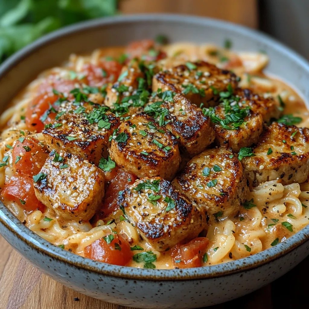 Cremiger Tomaten-Orzo mit knusprigen Schnitzeln: Ein Unglaublich Ultimatives Rezept