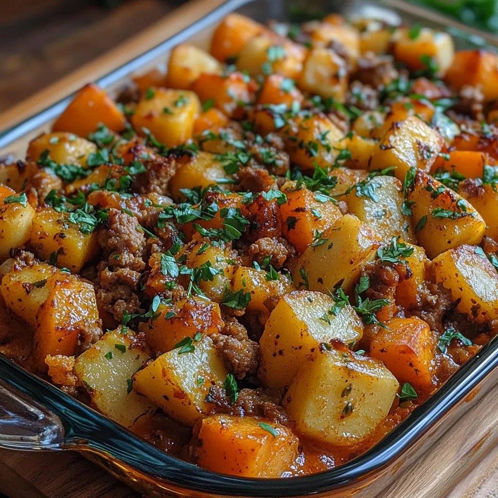 Süßkartoffel- und Hackfleisch-Truthahn-Auflauf: Ein Unglaubliches Ultimatives Rezept