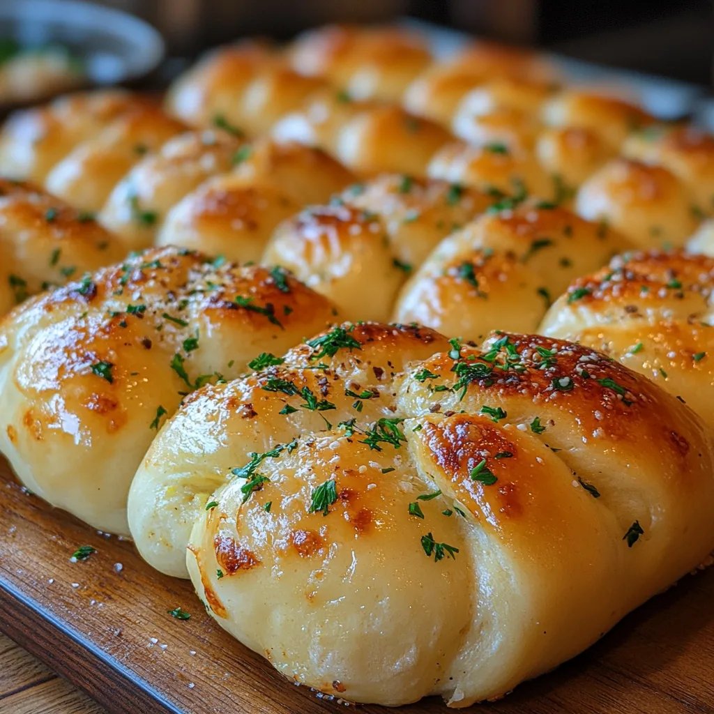 Knoblauchknoten mit Teig aus 2 Zutaten: Ein Unglaublich Einfaches Ultimatives Rezept