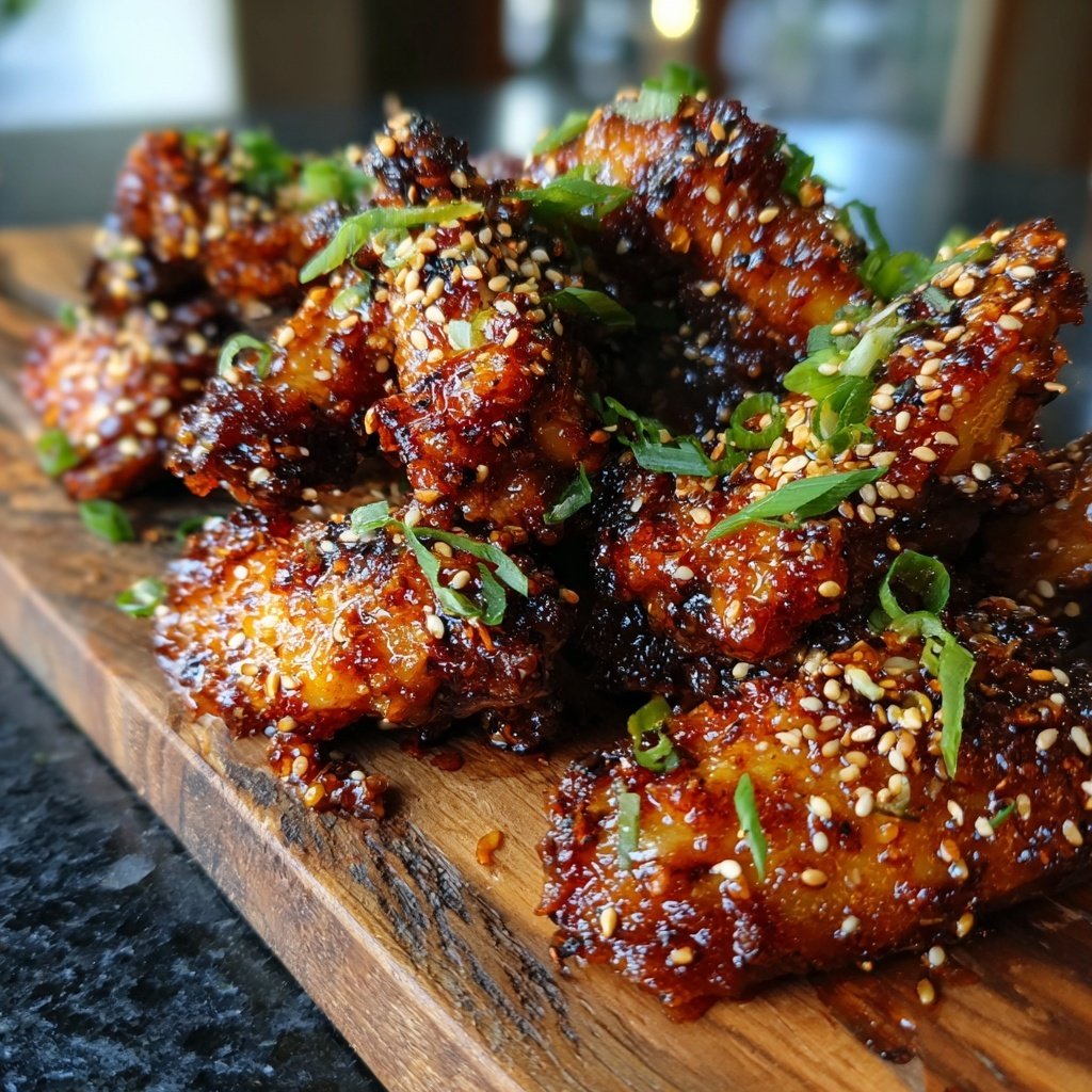 Knusprige Chicken Wings mit Honig