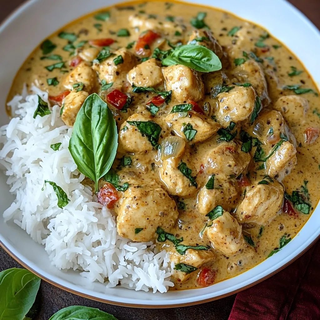 <p>Basilikum-Hähnchen mit Kokos-Curry-Sauce: Ein Unglaublich Ultimatives Rezept für 4 Personen</p>