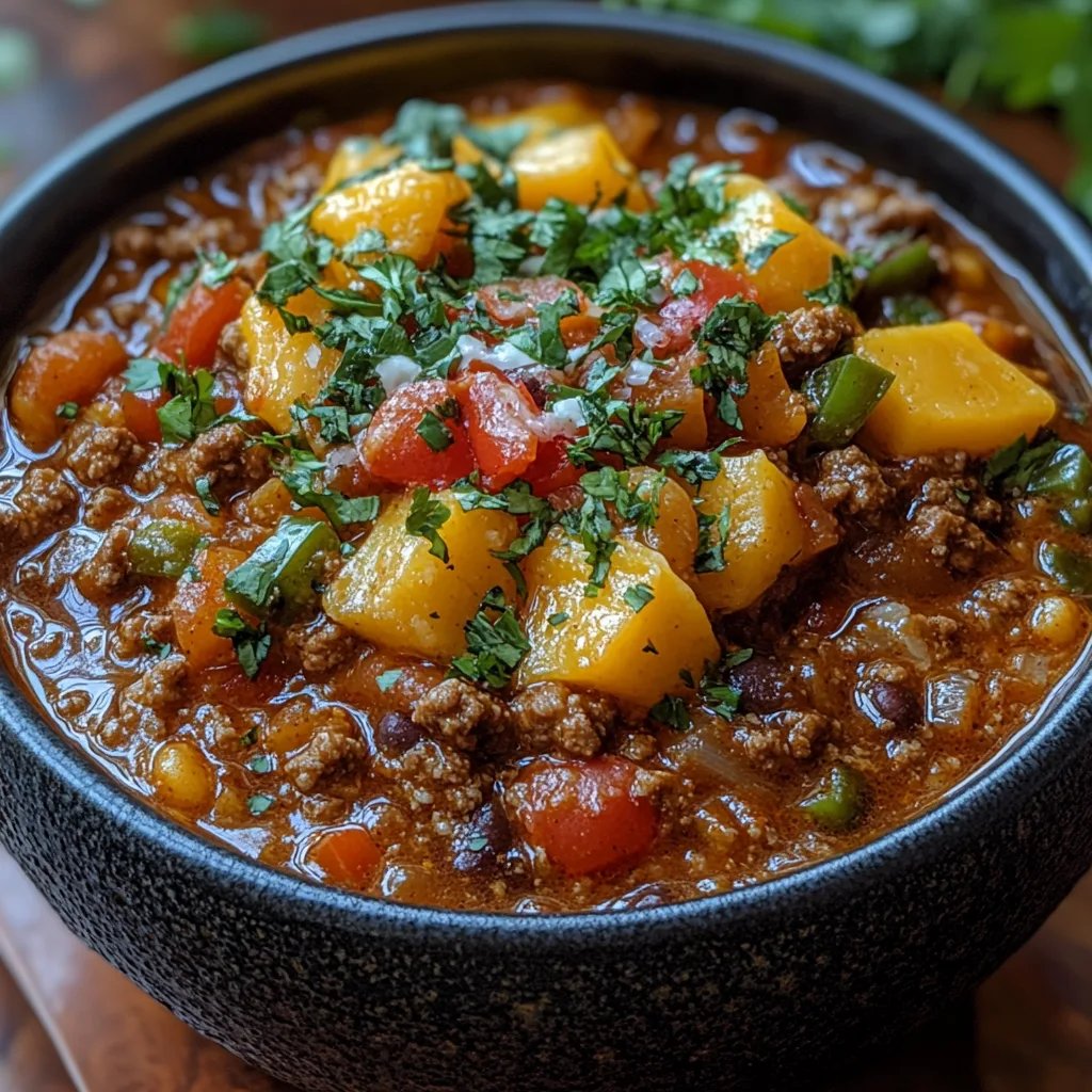 Frühstücks-Chili mit Speck und Wurst: Ein Unglaubliches Ultimatives Rezept für 4 Portionen