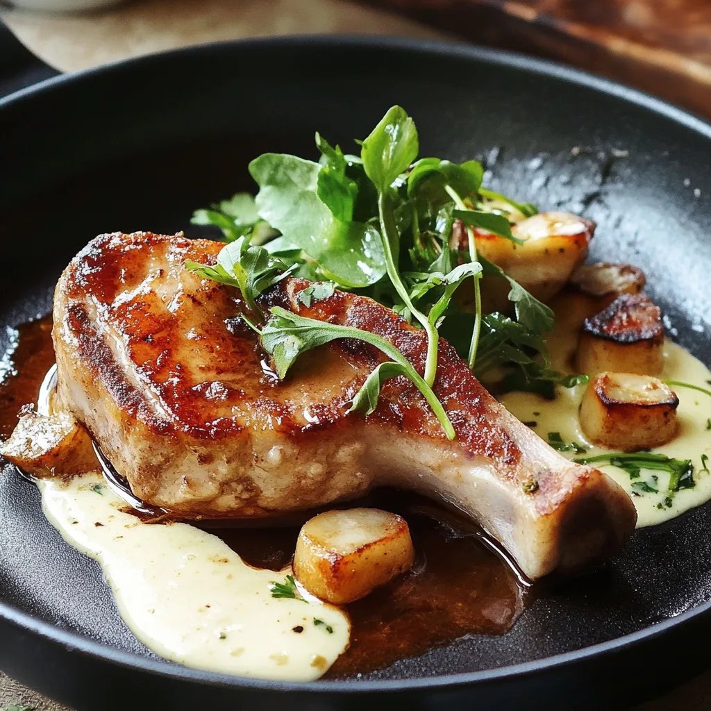 Schweinekoteletts mit cremiger Käsesauce: Ein Unglaubliches Ultimatives Rezept