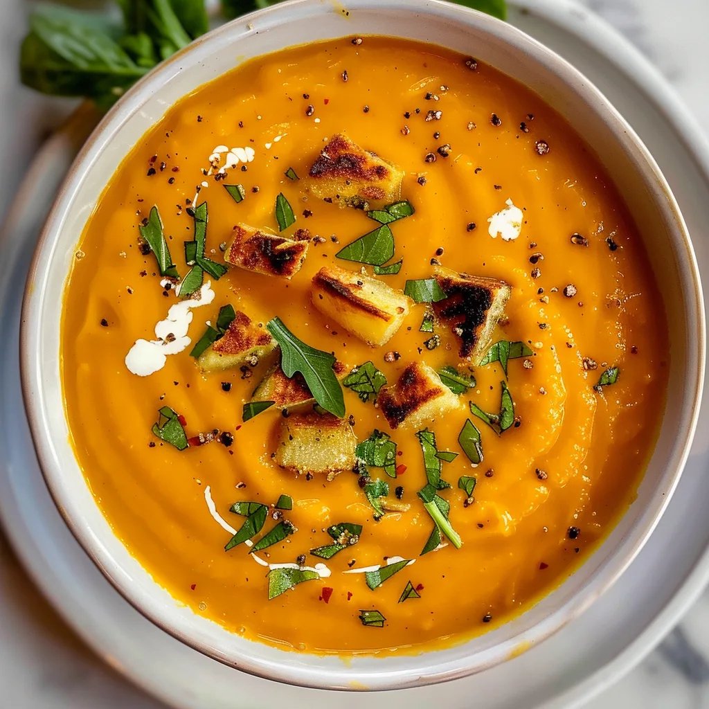 Süßkartoffel Suppe