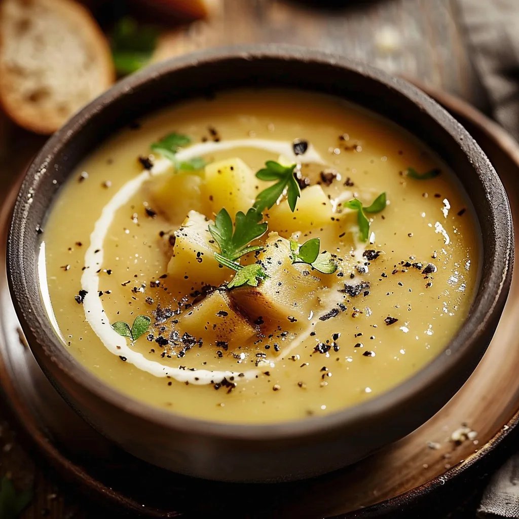 Gemütliche Kartoffel-Lauch-Suppe