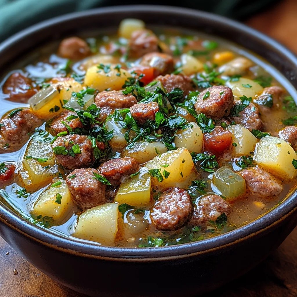 Wurstsuppe aus dem Instant Pot: Ein Unglaubliches Ultimatives Rezept für 4 Personen