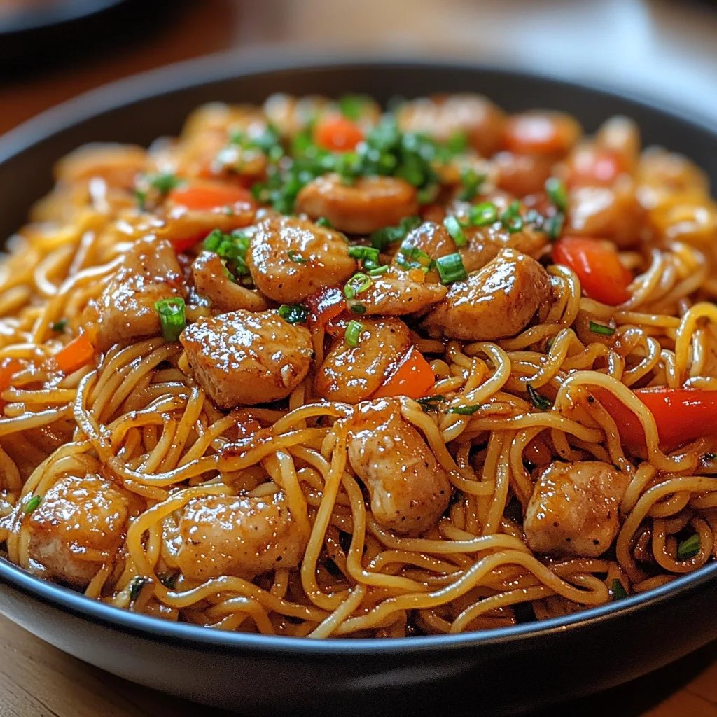 Glutenfreies Chicken Chow Mein: Ein Unglaubliches Ultimatives Rezept für 4 Personen