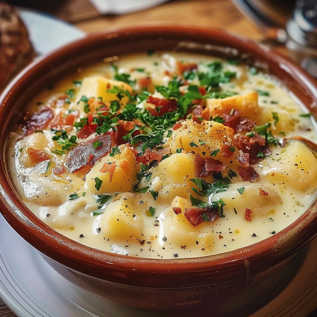 Cremige Kartoffel-Käse-Suppe