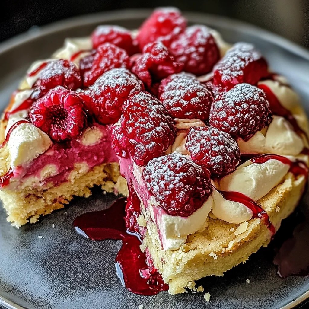 Pistazienkekse mit Weißer Schokolade und Himbeeren