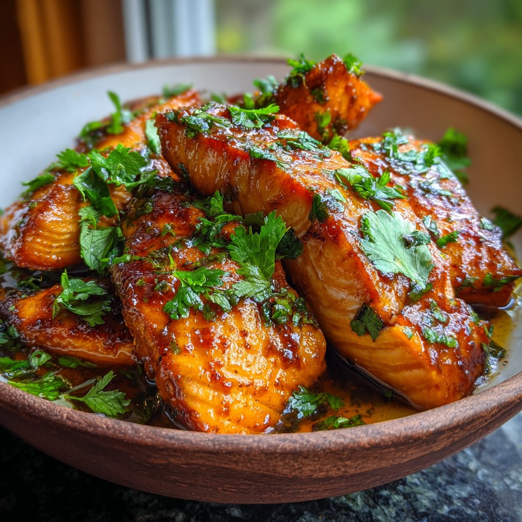 Pfirsich Chipotle Lachs Bowl