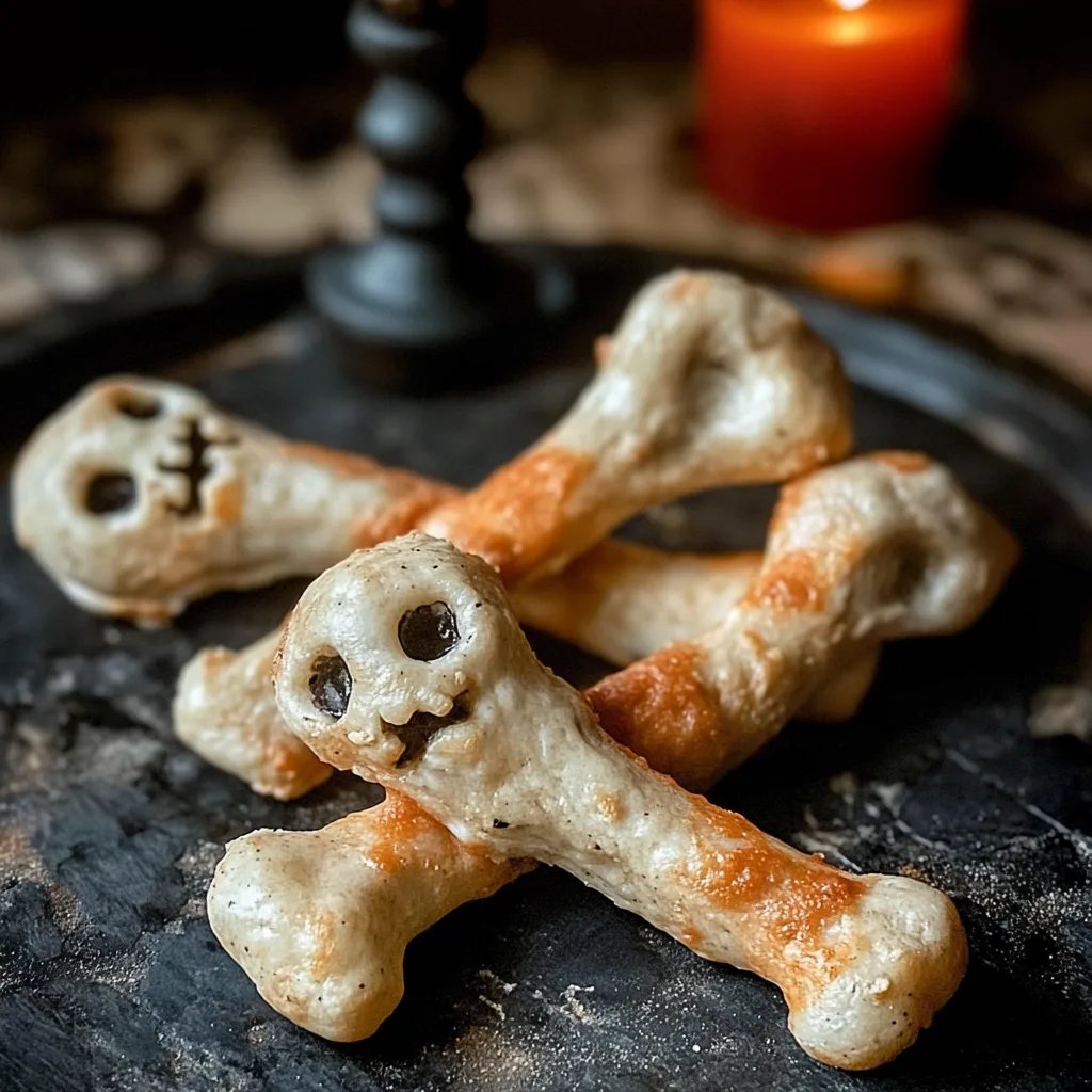 Käsige Halloween-Brotstangenknochen: Ein Unglaubliches Ultimatives Rezept für 5 Personen