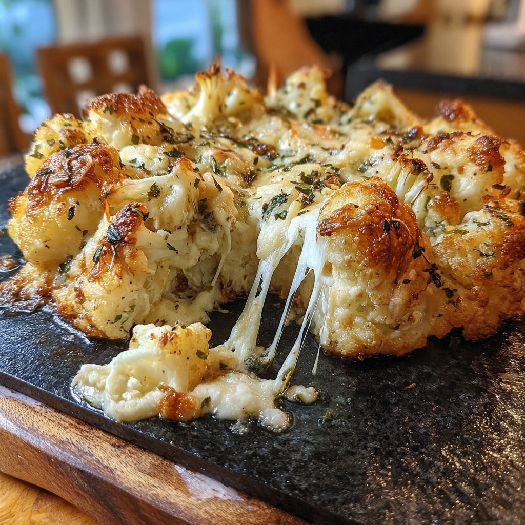 Gebackener Blumenkohl Käse Dip