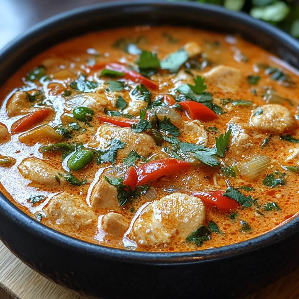 Einfaches thailändisches rotes Curry mit Hähnchen: 5 Unglaubliche Schritte für dein Ultimatives Essen