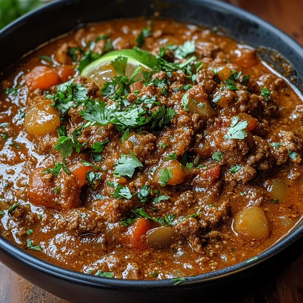 Rinderhack-Curry: Ein Unglaubliches Ultimatives Rezept für 4 Personen