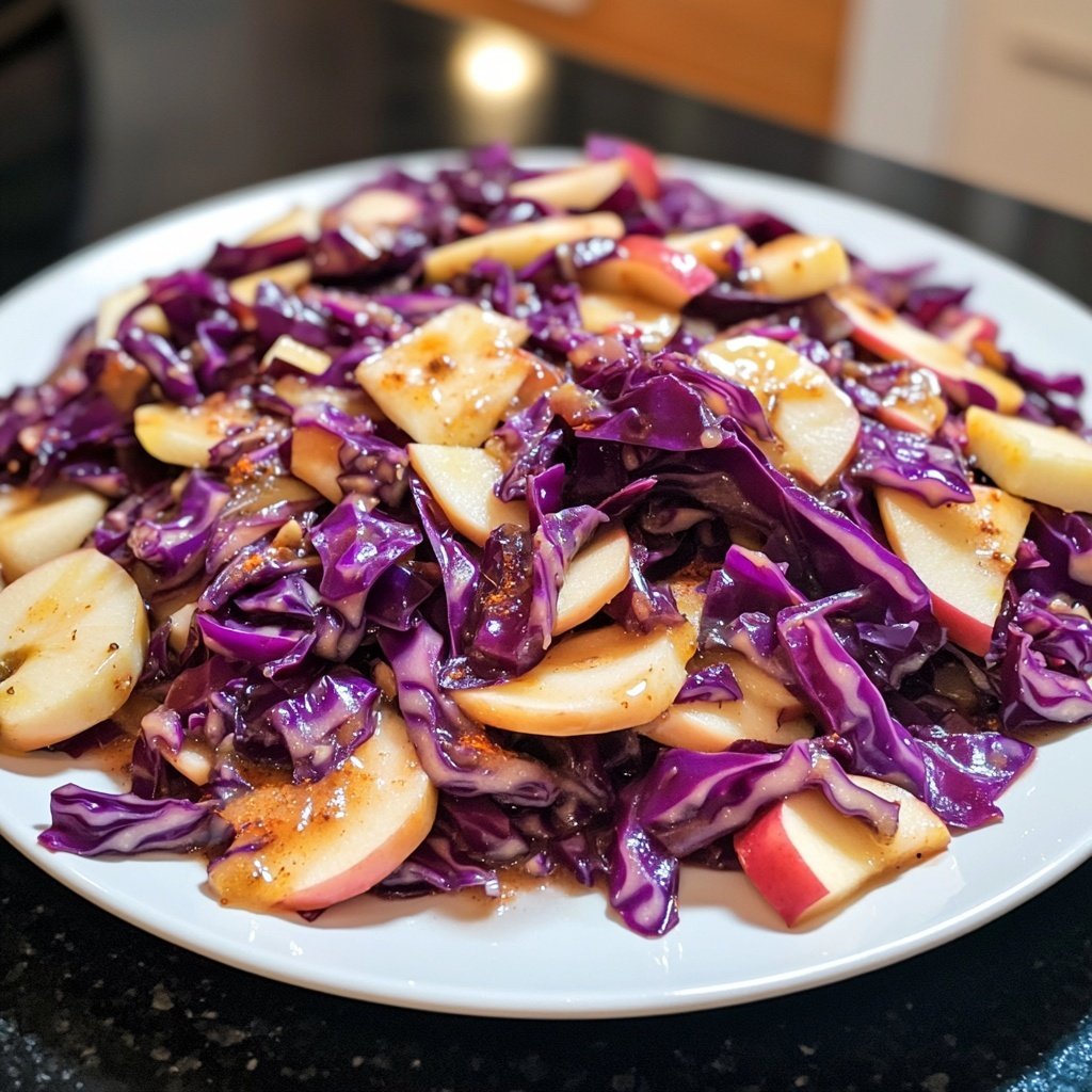 Rotkohl mit Äpfeln und Nelken