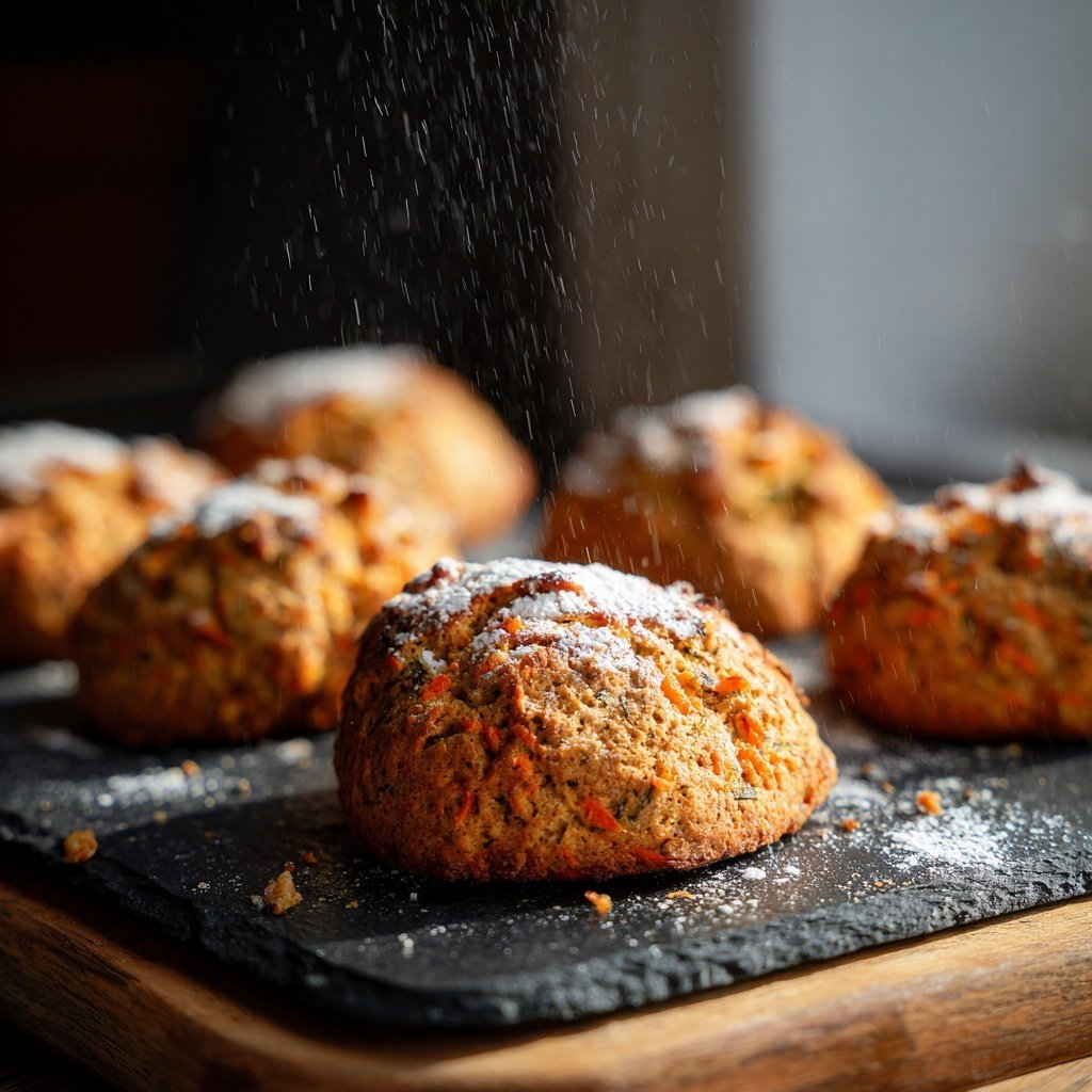 Karotten und Vanille-Kekse backen