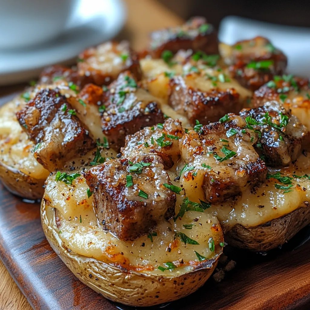 Ofenkartoffel mit Steakstücken: Ein Unglaublich Ultimatives Rezept für 4 Personen