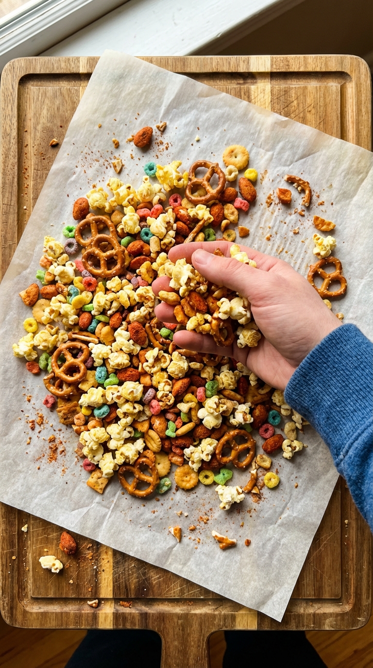 Verspielte Super Bowl Snack Mischung​