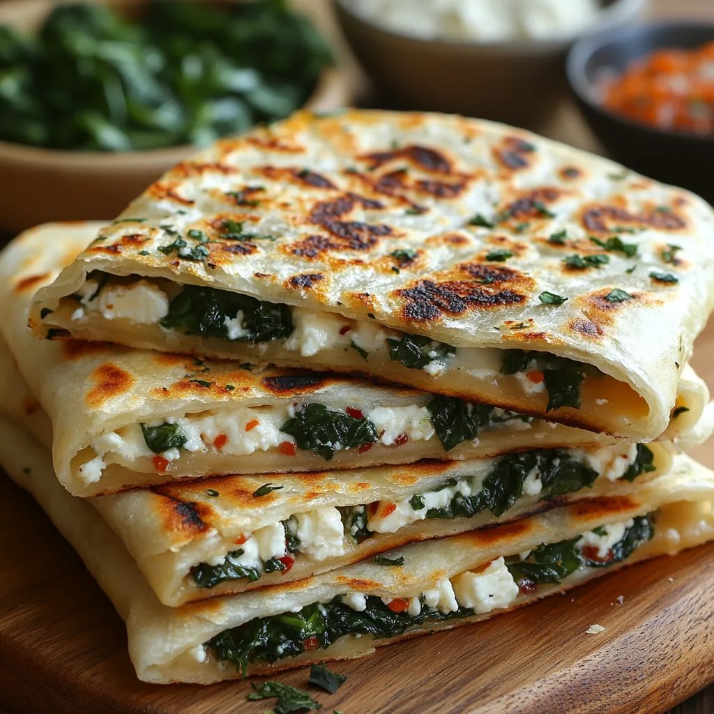 Spinat-Feta-Quesadillas: Ein Unglaublich Ultimatives Rezept für 5 Sinne