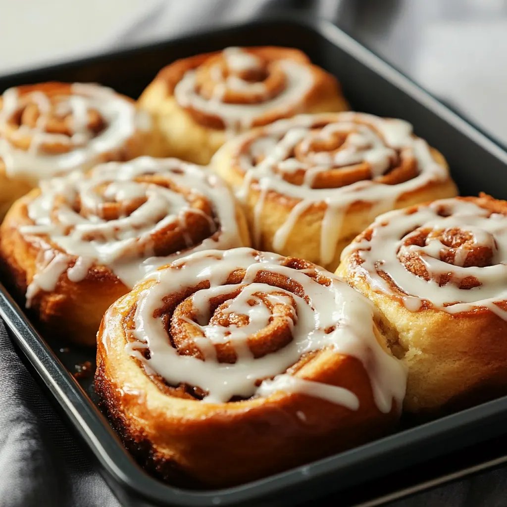 Zimtschnecken mit Guss