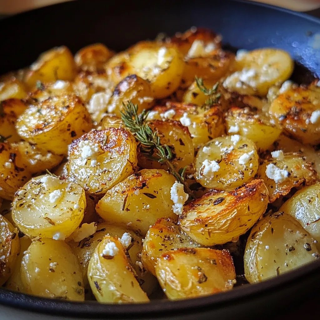 Geröstete Kartoffeln mit Feta