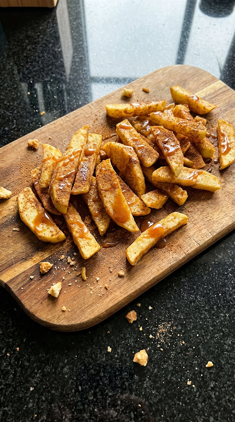Zuckerfreie Liebesapfel Pommes​
